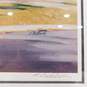 Artist H. Baldwin Signed Numbered 'Lake Bluff Autumn' Lithograph Art Print image number 3