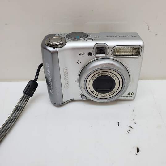 Canon PowerShot A520 4.0MP Digital Camera Silver image number 1