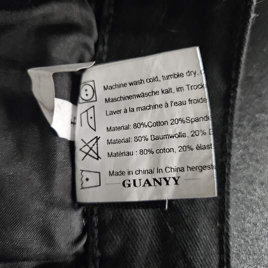 Guanyy Black Jean Skirt image number 3