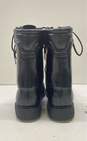 All American Boot Black Leather Combat Lace Up Boots Men's Size 9.5 E image number 4