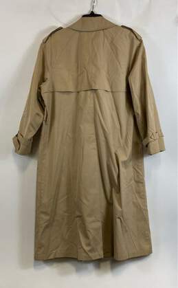 London Fog Womens Brown Long Sleeve Double Breasted Trench Coat Size 16 alternative image