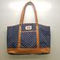 Jessica Simpson Polka Dot Luggage Tote Bag Blue image number 1