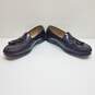 Cole Haan Burgundy Leather Tassel Loafers Men's Size 9.5 image number 3
