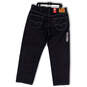 NWT Mens Blue 550 Denim Relaxed Fit Tapered Leg Cropped Jeans Size 40x30 image number 2