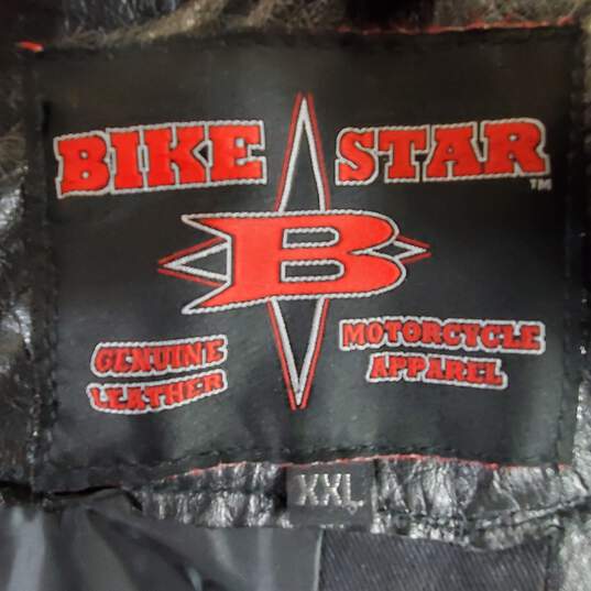 Bike Star Men Black Motorcycle Pants Sz 2XL NWT image number 3