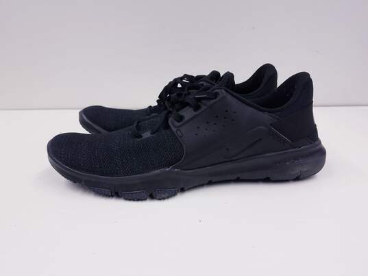Nike Flex Control TR3 Triple Black Athletic Shoes Men's Size 14 image number 3