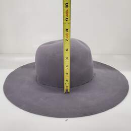 Hatcrafters Inc USA Vintage Wide Brim Gray Hat Size 7 3/4 alternative image