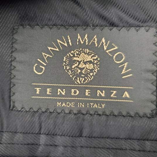 Gianni Manzoni Men Black Blazer Sz 46R image number 3