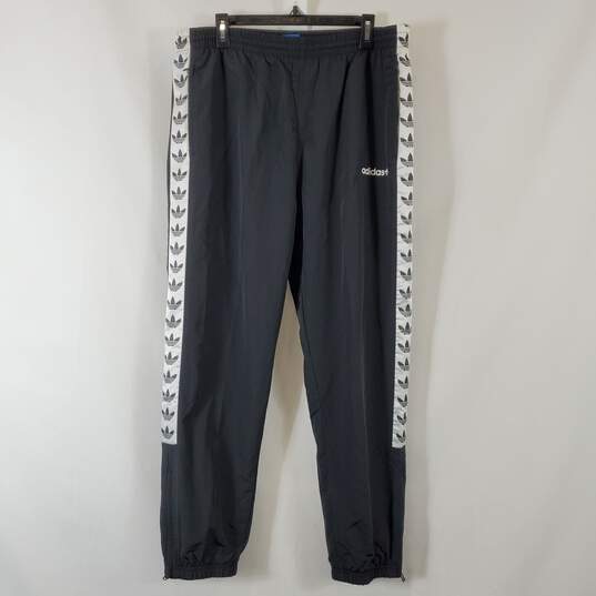Adidas Men's Black Windbreaker Pants SZ XL NWT image number 1