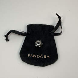 Designer Pandora 925 ALE Sterling Silver White Hearts Murano Glass Charm