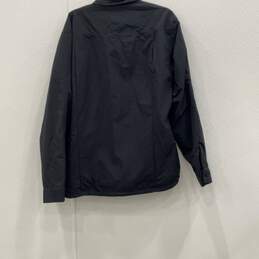 Oakley Mens Black Long Sleeve Collared Full-Zip Windbreaker Jacket Size L alternative image
