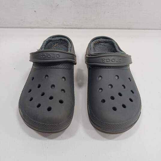 Dual Crocs Gray Comfort Size in Women's 12 & Men's 10 image number 1