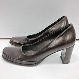 Jil Sander Women's Brown Leather Heels Size 36.5