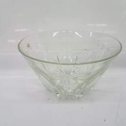 Crystal Cone Shaped Candy Bowl unbranded/ Salad Bowl in Heritage by Princess House Clear