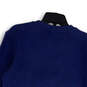 NWT Womens Blue Crew Neck Long Sleeve Regular Fit Pullover Sweatshirt Sz S image number 4