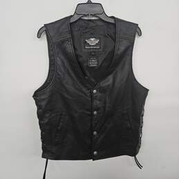 Harley-Davidson Black Leather Vest