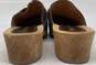 Tory Burch Womens Brown Leather Round Toe Slip-On Clog Sandals Size 7.5M image number 5