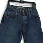 Mens Blue Denim Medium Wash 5-Pocket Design Skinny Leg Jeans 32x32 image number 3