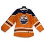 Adidas Mens Orange Blue Edmonton Oilers Leon Draisaitl #29 Hockey Jersey Size 40 image number 1