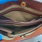 Monsac Rich Brown Leather Tote Bag Purse image number 3