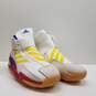 Adidas Pharrell Williams x 0 To 60 BOS White Multicolor Athletic Shoes Men's Size 10.5 image number 3