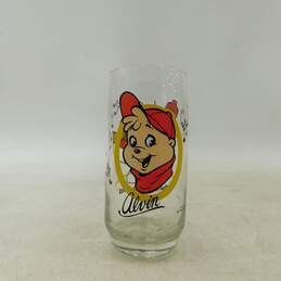 Vintage 1985 Alvin & The Chipmunks & Chipettes Glasses Set of 4 alternative image