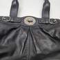 Coach Women's Black Leather Tote Bag Purse image number 6