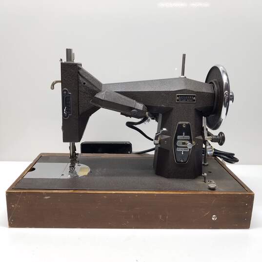 Buy the Vintage Kenmore Sewing Machine 117812 Deluxe Rotary 65 Watts 110  Volts with Pedal & Cord Cable