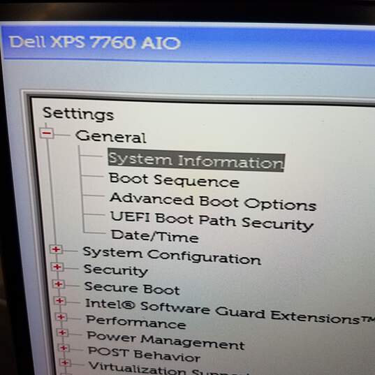 DELL XPS 7760 AIO 27in All-in-One Desktop PC Intel i5-7400U CPU 8GB RAM 1TB HDD image number 7