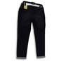 NWT Womens Blue Denim Dark Wash Stretch Pockets Skinny Leg Jeans Size 8 image number 2