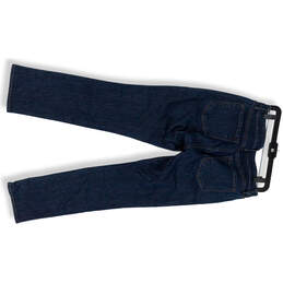Womens Blue Medium Wash Pocket Stretch Denim Straight Leg Jeans Size 8 alternative image