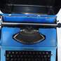 Vintage 1970s Royal Apollo 12-GT Ocean Blue Electric Typewriter Japan w/ Case image number 4