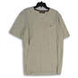 Mens Gray Heather V-Neck Short Sleeve Pullover T-Shirt Size X-Large image number 1