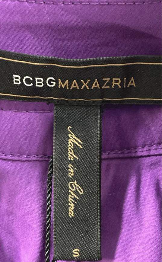 BCBG Maxazria Purple Blouse - Size Small image number 3