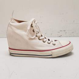 Converse All Star Chuck Taylor Hidden Wedge Ivory Casual Shoes Women's Size 7.5