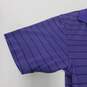 Nike Golf Men's Dry-Fit Purple Pinstripe Polo Shirt Size S image number 3