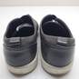 Ecco Unisex Black Leather Sneakers Size 7 image number 5