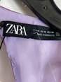 Zara Women Purple Polka Dots Maxi Slit Dress M image number 3