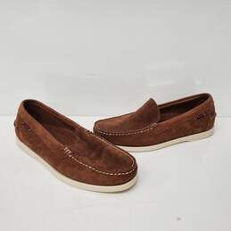 Sebago Docksides MN's Brown Leather Suede Loafers Size 10M alternative image
