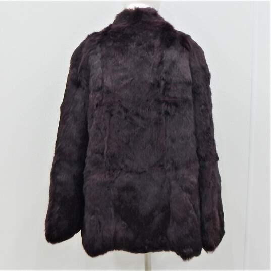 Vintage Burgundy Rabbit Fur Jacket – shop good cult