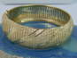 14k Yellow Gold Textured Omega Chain Bracelet 33g image number 3