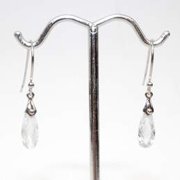 Bundle Of 3 Sterling Silver Glass Earrings - 12.7g alternative image