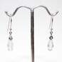 Bundle Of 3 Sterling Silver Glass Earrings - 12.7g image number 2