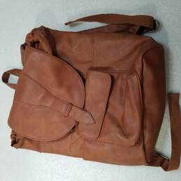 Universal Thread Brown Synthetic Leather Backpack