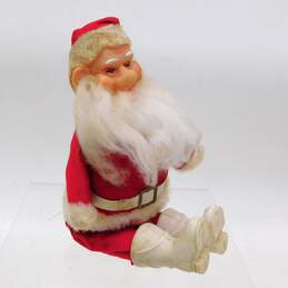 Vintage MCM Rubber Face St. Nick Doll w/ 1971 Annalee Mobilitee Santa Claus Doll alternative image