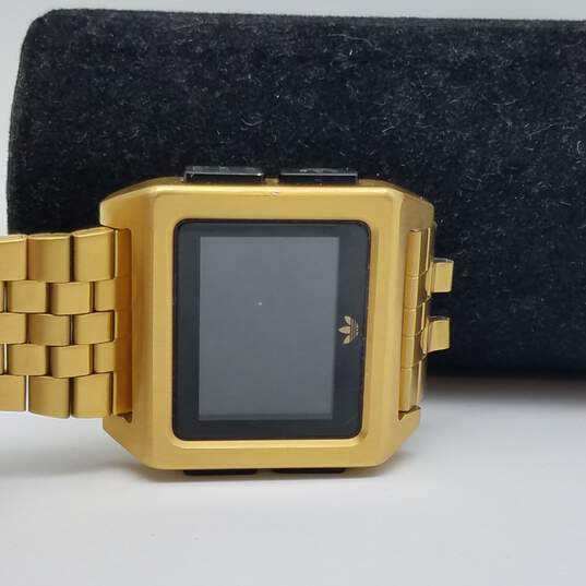 Adida By Nixon Z01513-00 39mm WR 50m Gold Digital Casual Watch 107g image number 1