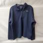 Patagonia Navy Blue 1/4 Zip Fleece Sweatshirt Size M image number 1