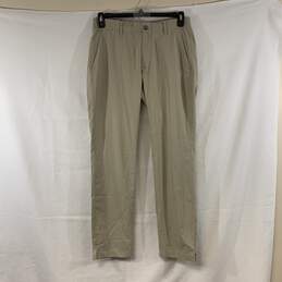 Men's Khaki Under Armour Golf Straight Fit Pants, Sz. 32x32