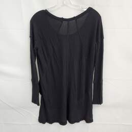Free People Black Lightweight Pullover Top Size XS alternative image