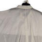 NWT Womens White Spread Collar Kaftan Sleeve Button-Up Shirt Size Large image number 4